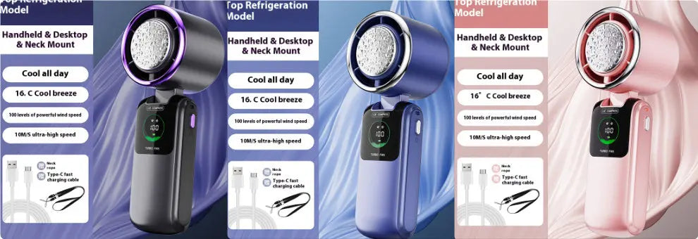 AeroFrost - Portable Neck & Handheld Outdoor Cooling Fan Aerofrost